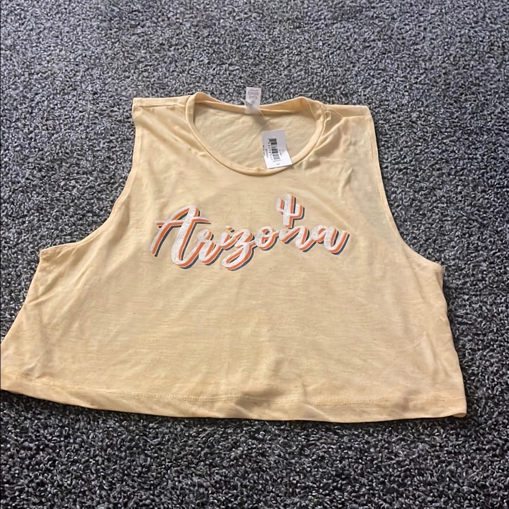 Arizona Yellow Crop Top